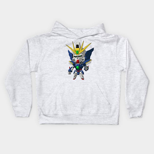 Chibi Gundam Kids Hoodie by happycyn